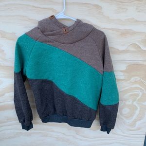 tri-color sweatshirt